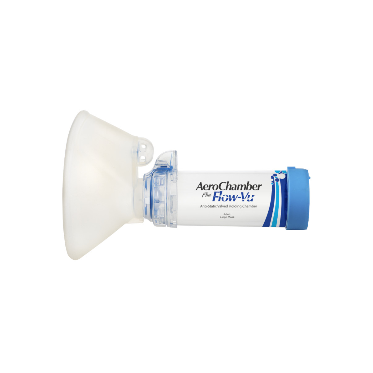 Produkt - AeroChamber Plus Flow-Vu maska dla dorosłych (Niebieski)